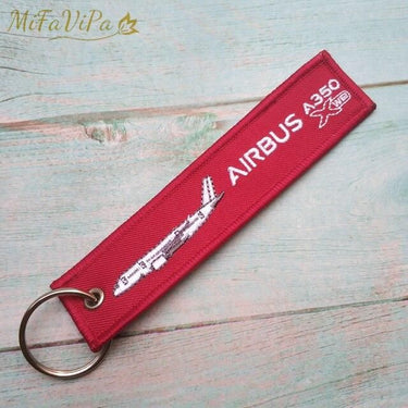 1 SET BOEING 787 747 EMBROIDERY AIRBUS A350 KEY CHAIN - PILOTSX
